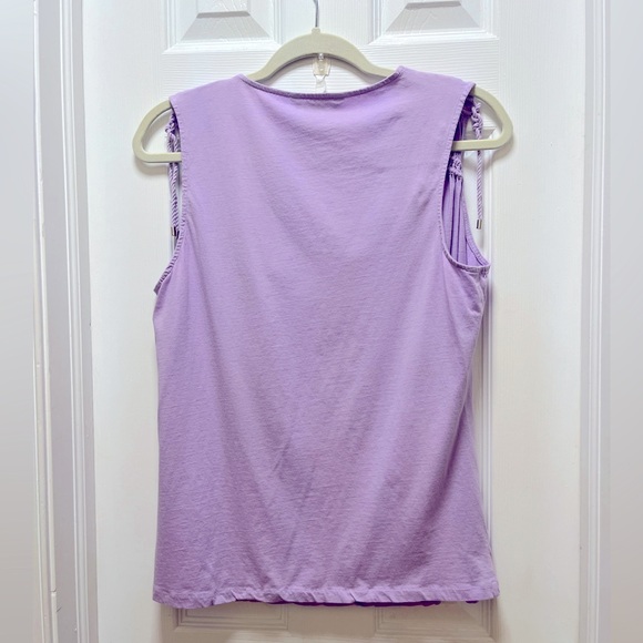 Ralph Lauren Lavender Sleeveless Top, Size Large EXCELLENT CONDITION - Picture 3 of 4